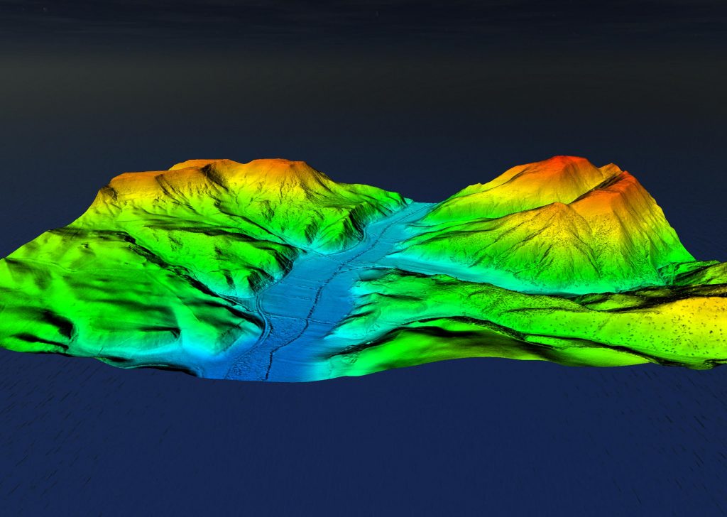 Cartografía Básica. Modelo 3D elaborado con Global Mapper