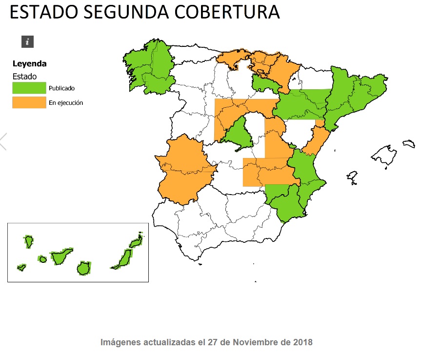 LiDAR Estado de la Segunda Cobertura